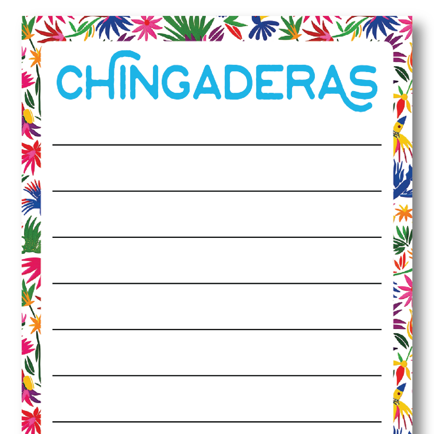Chingaderas Otomi Slim Notepad