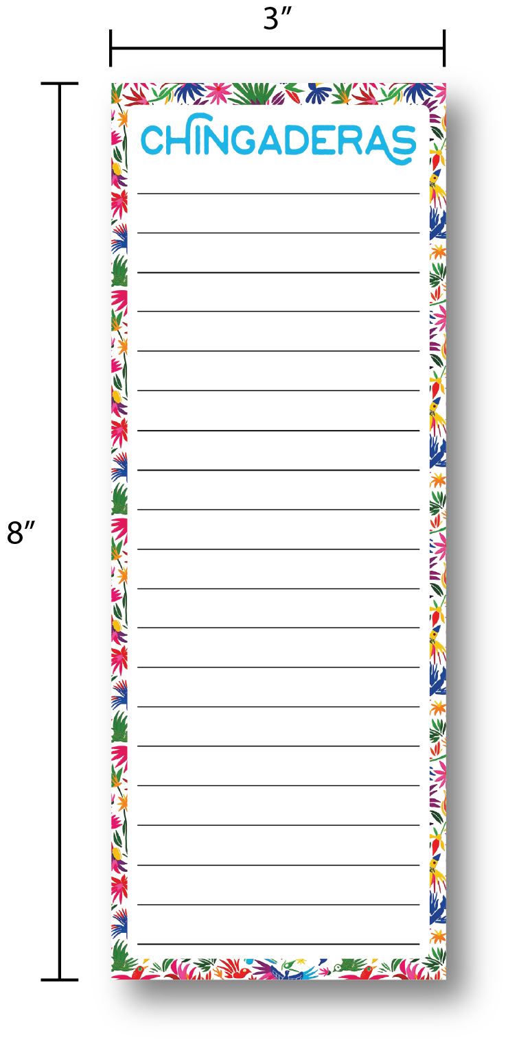 Chingaderas Otomi Slim Notepad