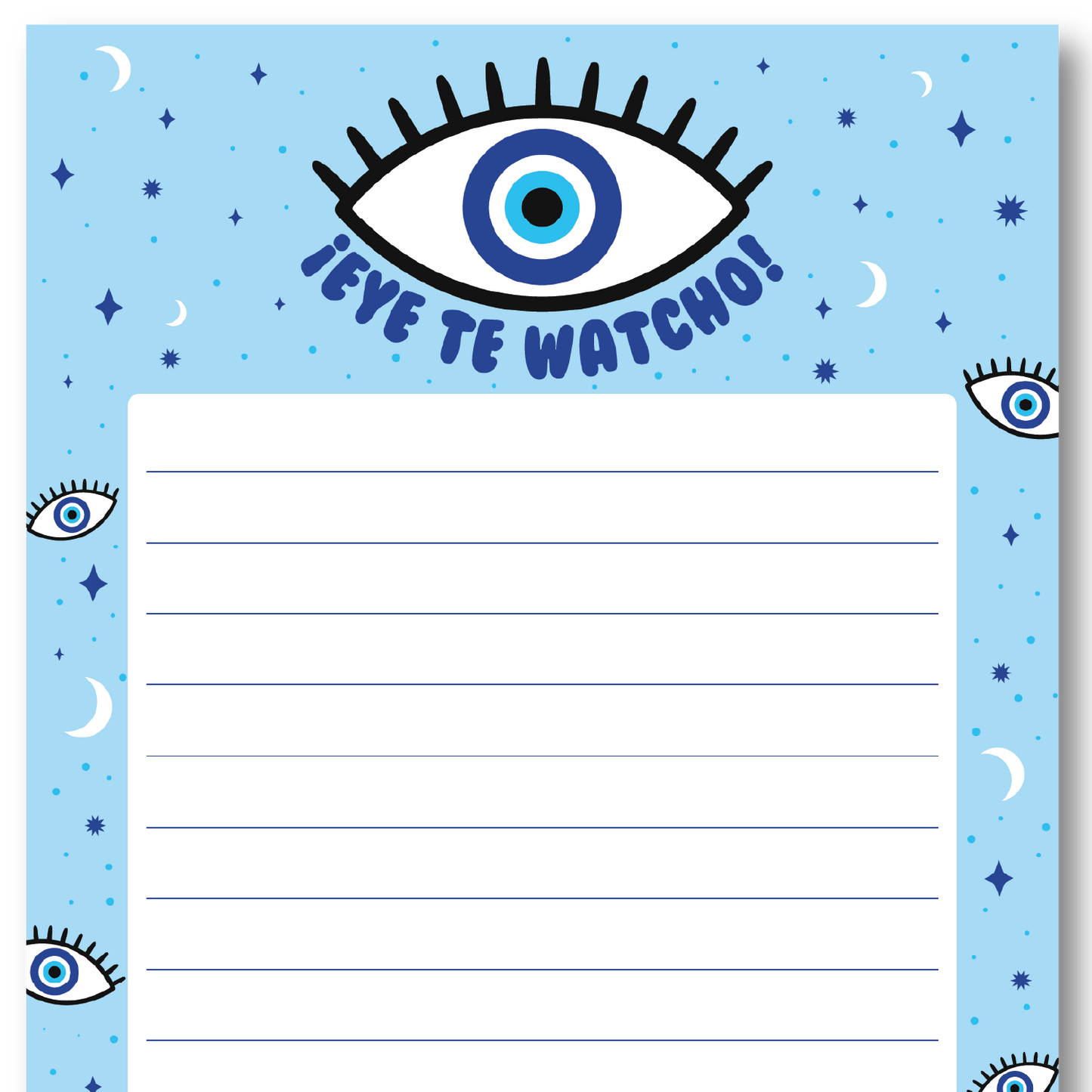 Eye te Watcho Notepad