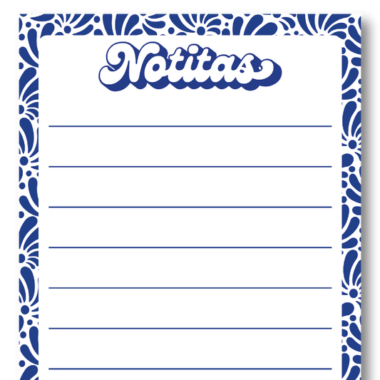 Notitas Talavera Slim Notepad