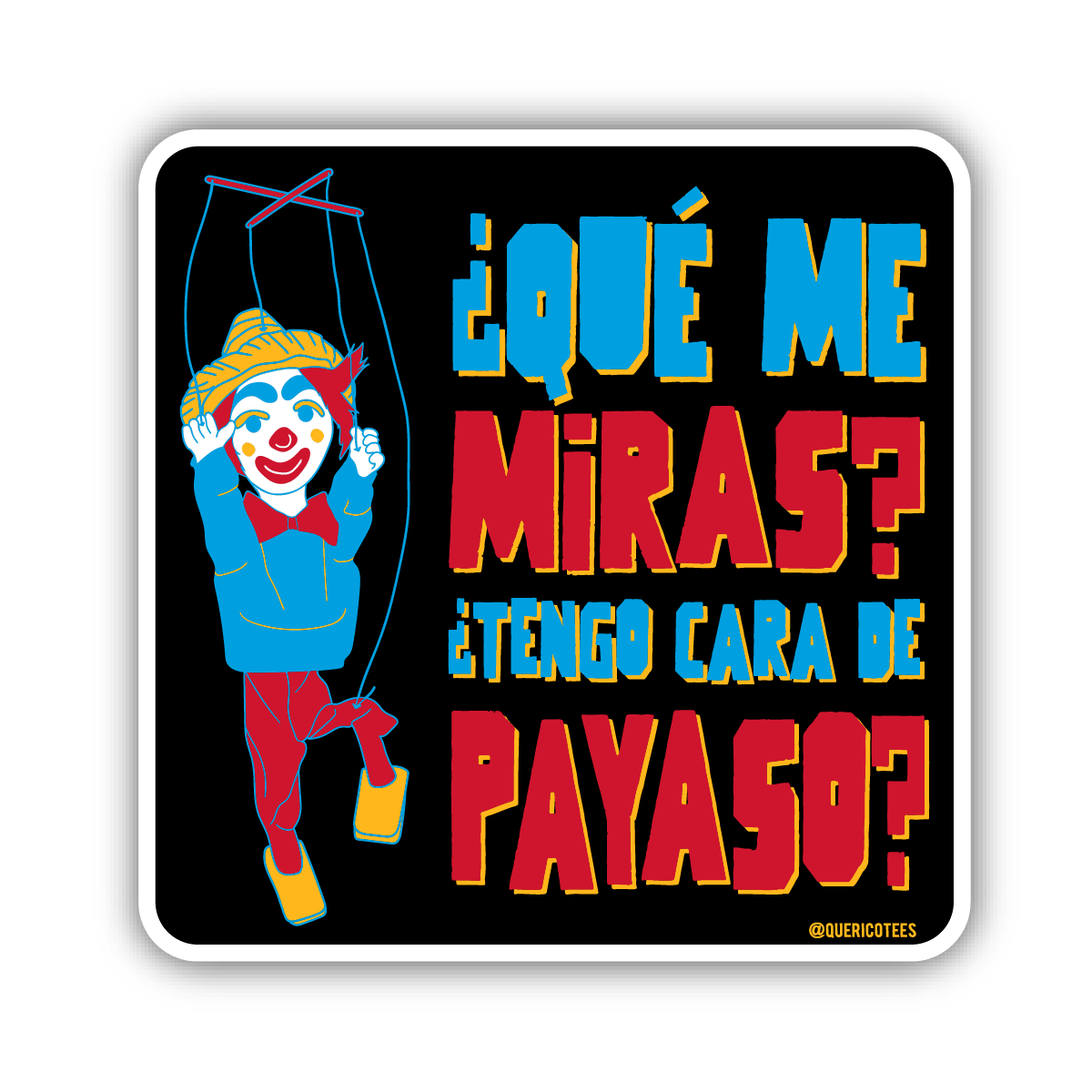 Cara de Payaso Sticker