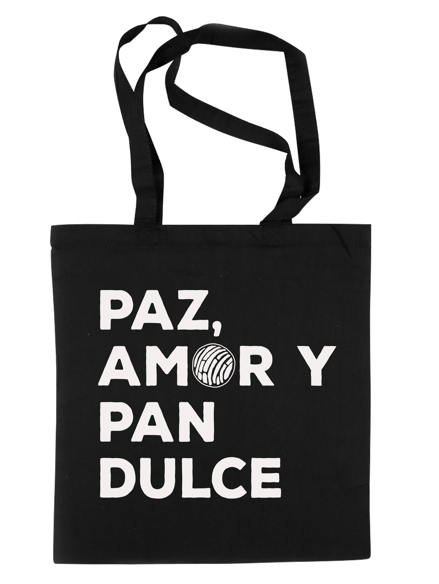 Paz, Amor y Pan Dulce Black Tote