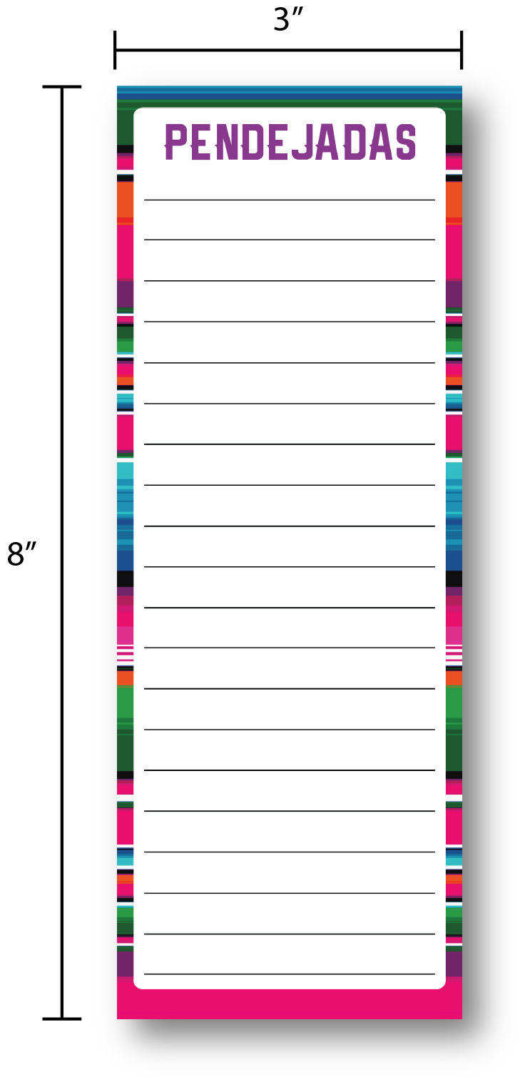 Pendejadas Serape Slim Notepad