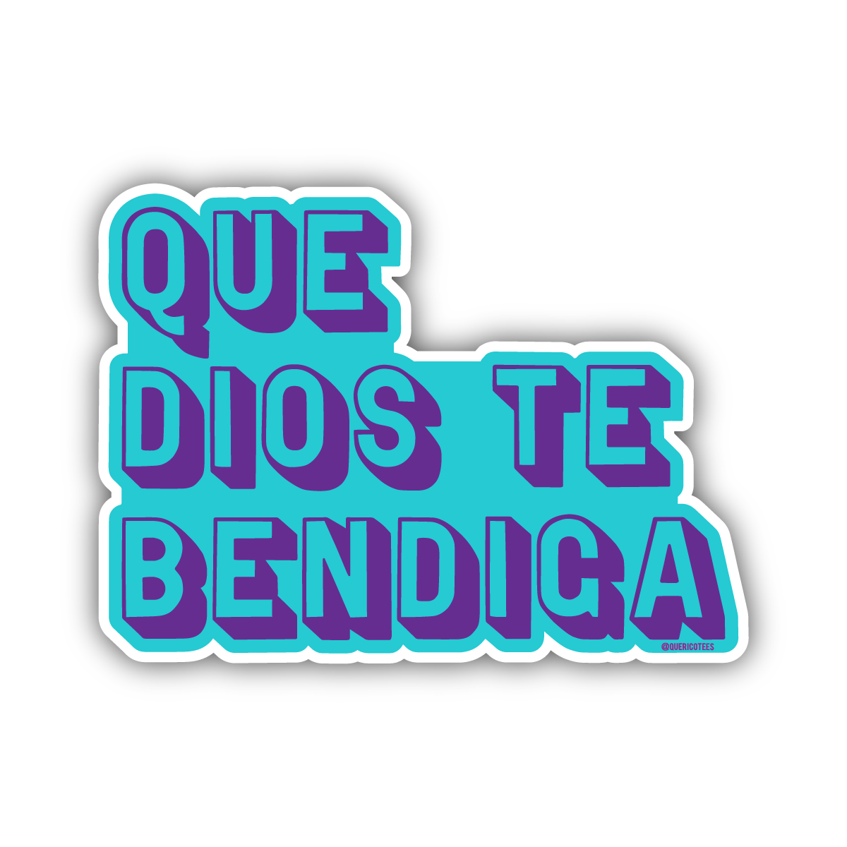 Que Dios te Bendiga Sticker