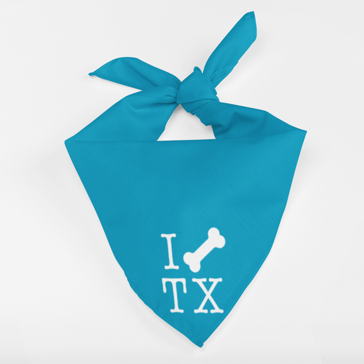 I Dogbone Texas Dog Bandana