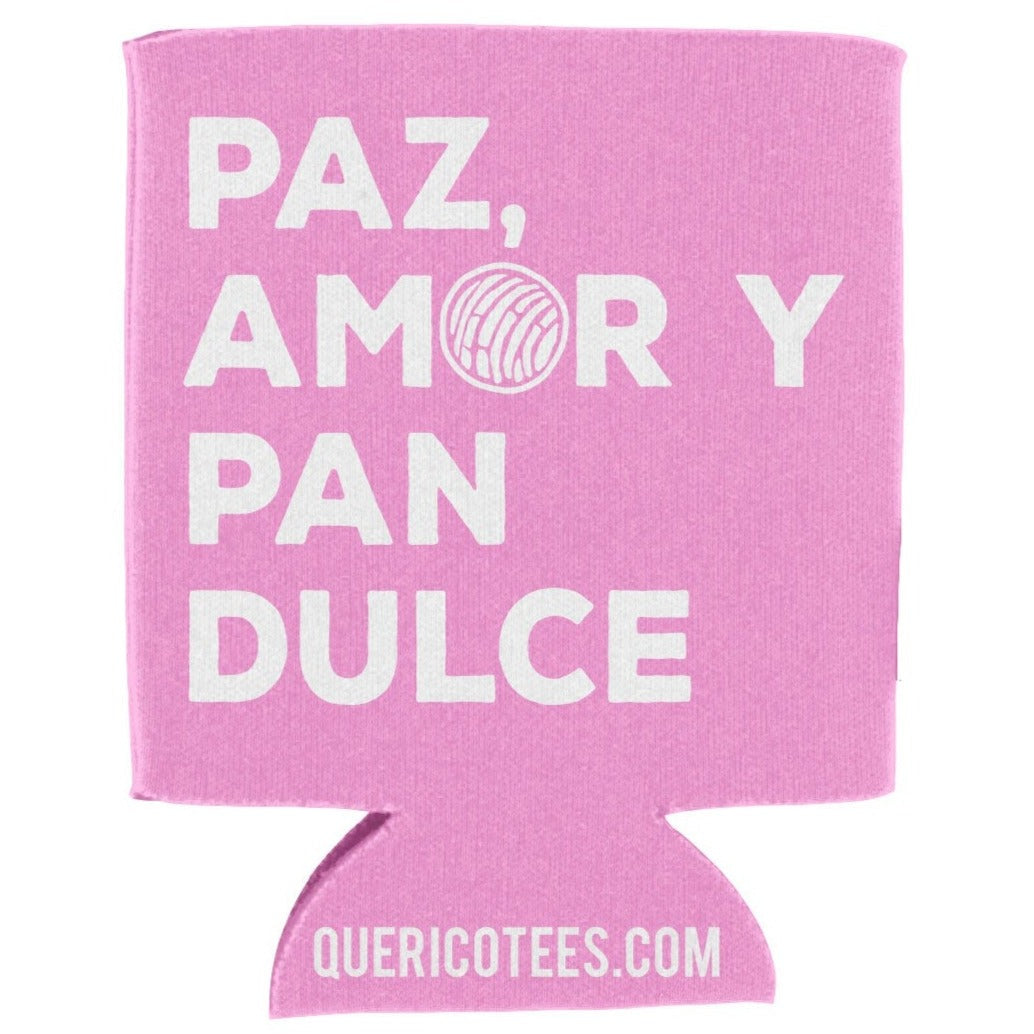 Paz, Amor y Pan Dulce - Pink - Can Cooler