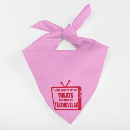 Treats and Telenovelas Dog Bandana