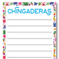 Chingaderas Otomi Slim Notepad