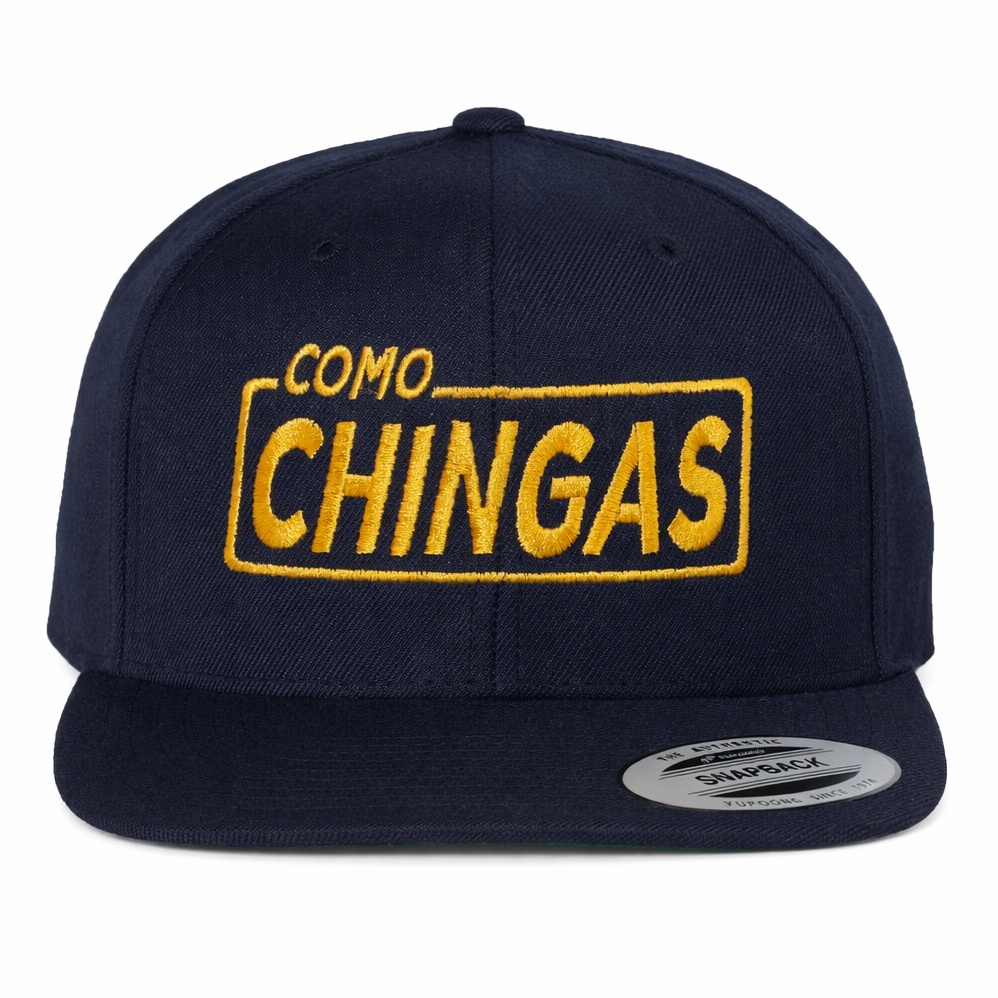 Como Chingas Flat Bill Hat