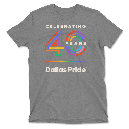 Official Dallas Pride - 40 Years T-Shirt