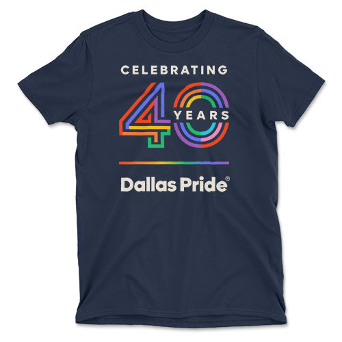 Official Dallas Pride - 40 Years T-Shirt