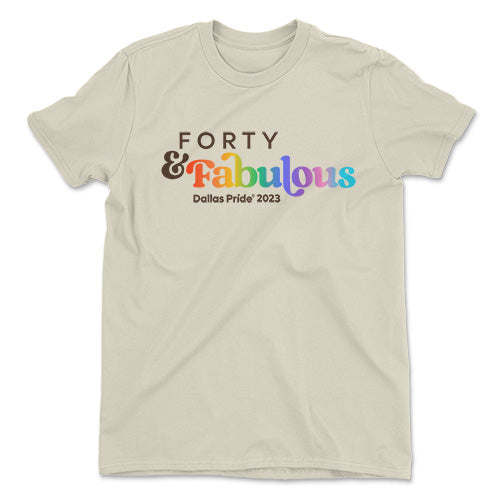 Official Dallas Pride - 40 Years & Fabulous T-Shirt