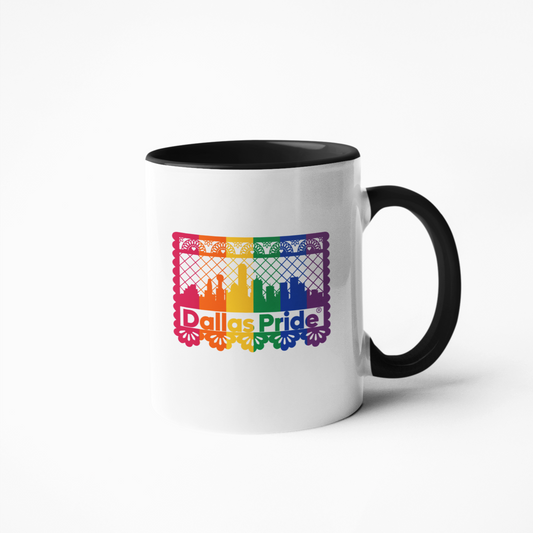 Official Dallas Pride - Papel Picado Mug