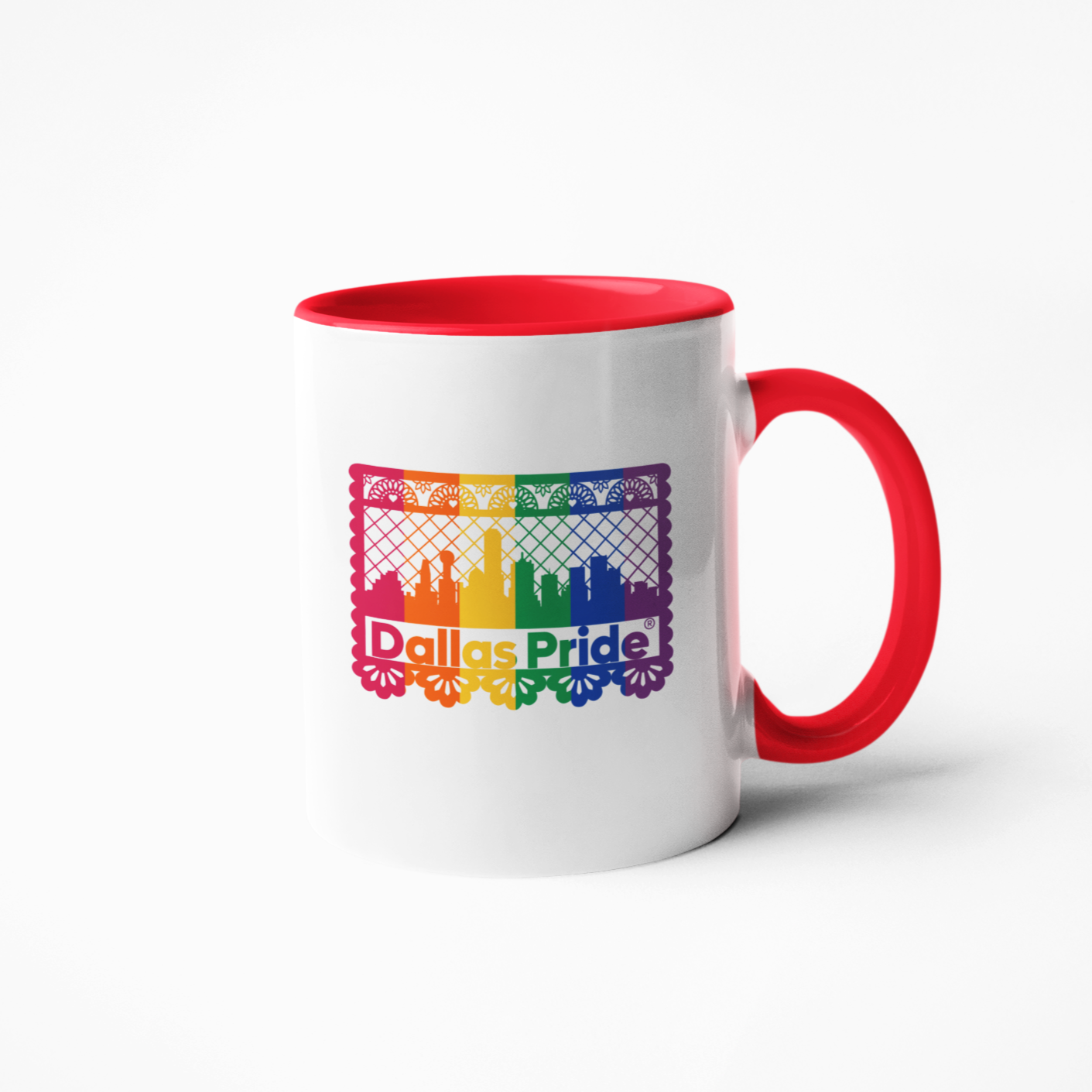 Official Dallas Pride - Papel Picado Mug