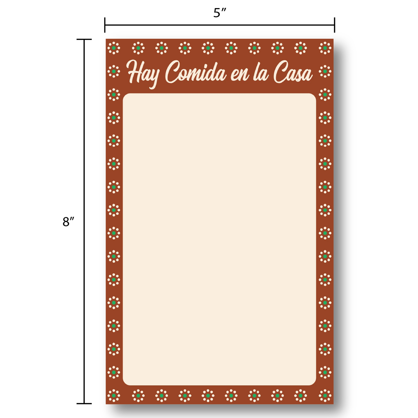 Hay Comida en la Casa Notepad