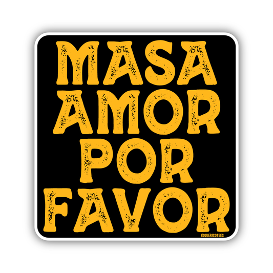 Masa Amor Por Favor Sticker