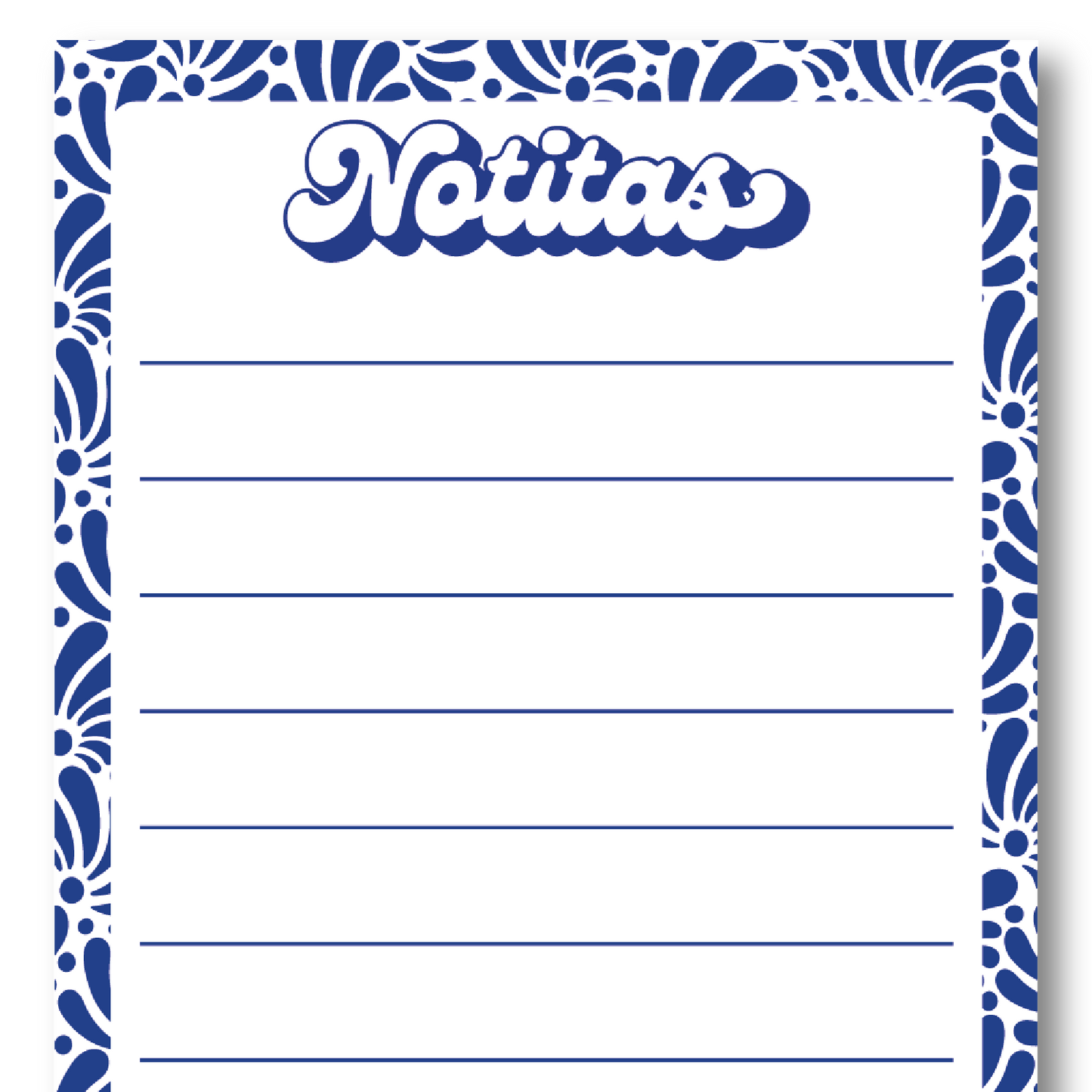 Notitas Talavera Slim Notepad