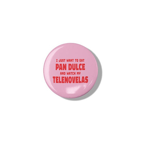 Pan Dulce y Telenovelas Button
