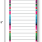 Pendejadas Serape Slim Notepad