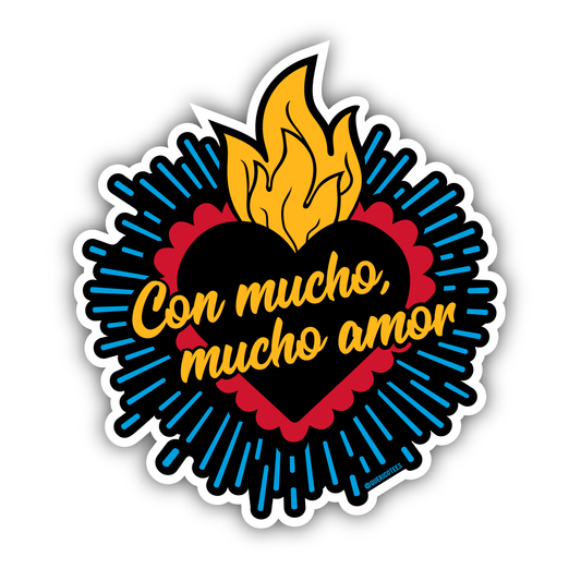 Con Mucho, Mucho Amor Sticker