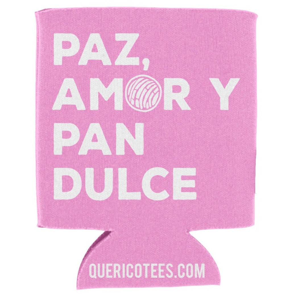 Paz, Amor y Pan Dulce - Pink - Can Cooler