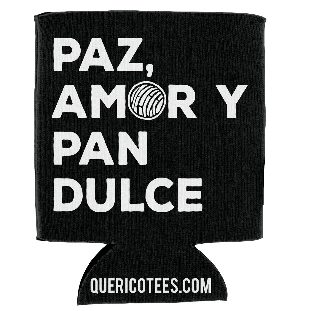 Paz, Amor y Pan Dulce - Black - Can Cooler